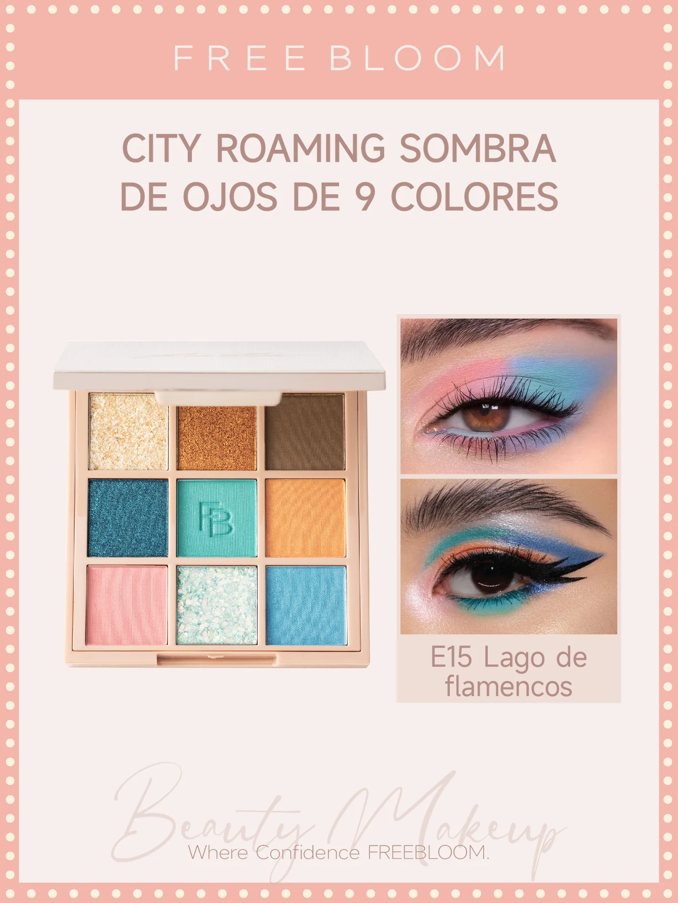 Sombra de ojos de 9 colores - Imagen 2